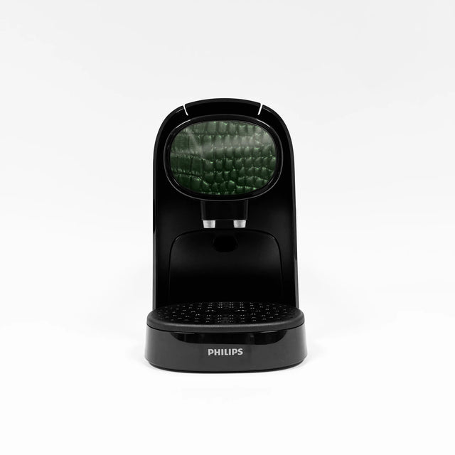 Leather reptile for covering Philips Barista